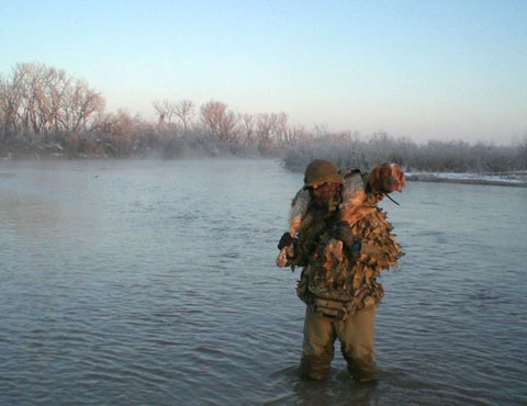 hunter with his dog